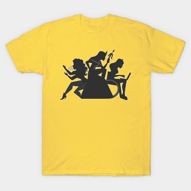 Bruce's Angels T-Shirt by JoTheZette